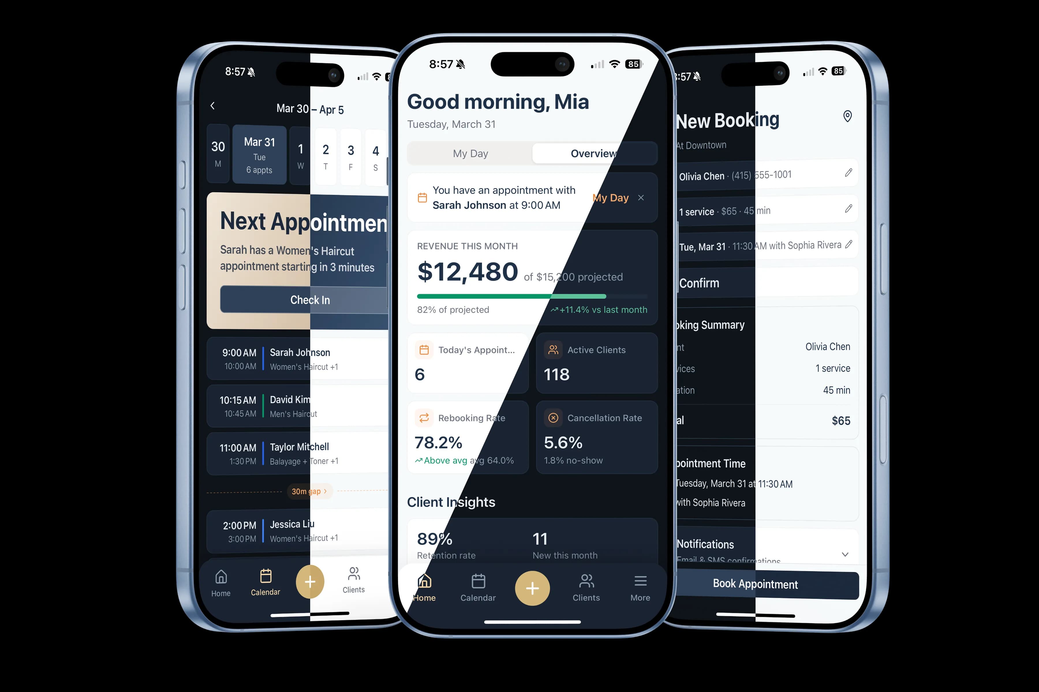 Dark mode screenshot