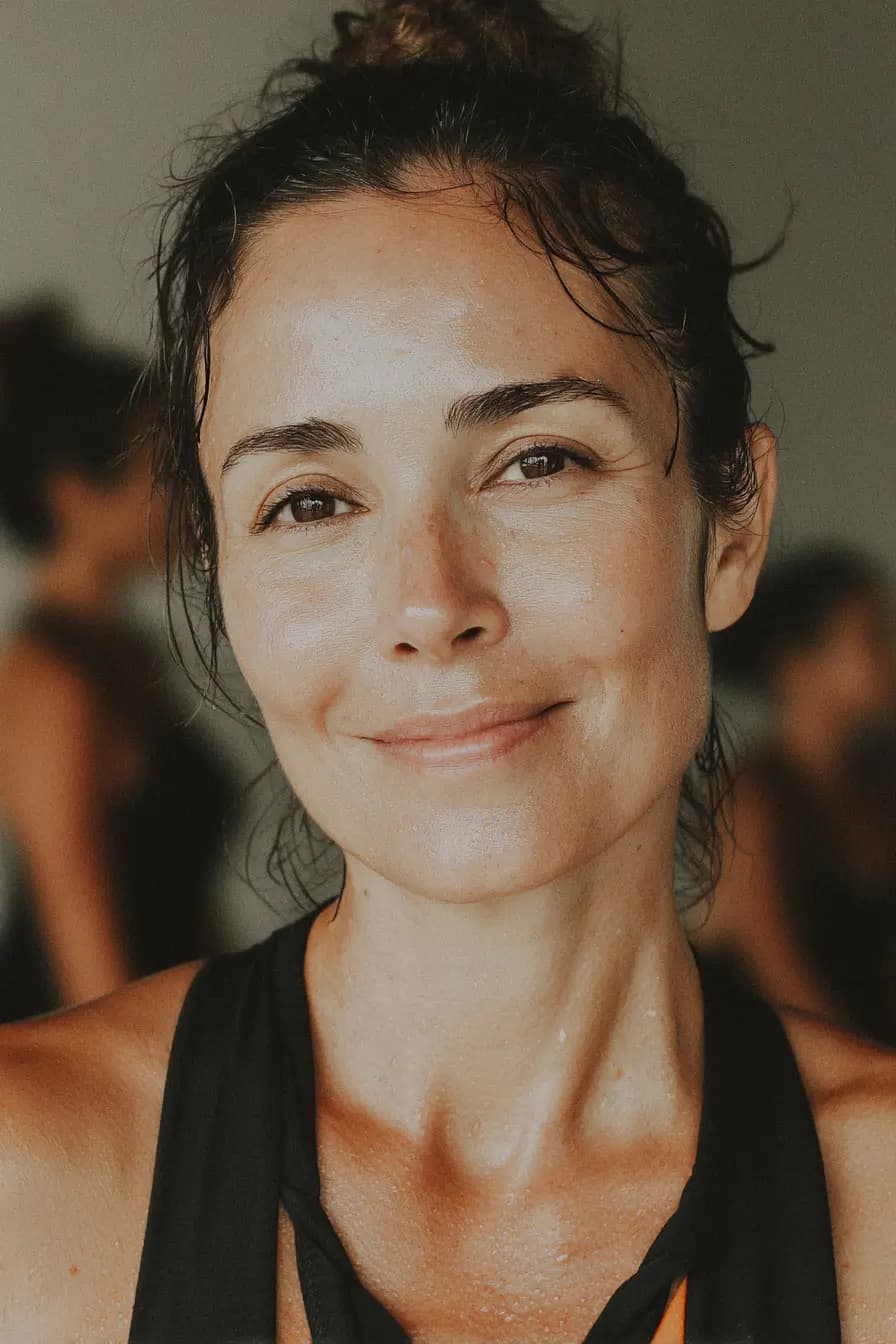 Happy client receiving service